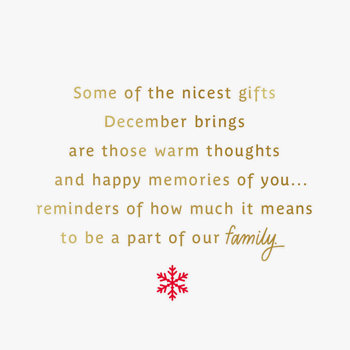 Wrapped Holiday Gifts Cousin Christmas Card Sentiment image number 2