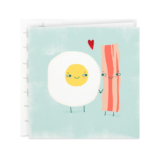 Bacon and Eggs Wedding Card, 