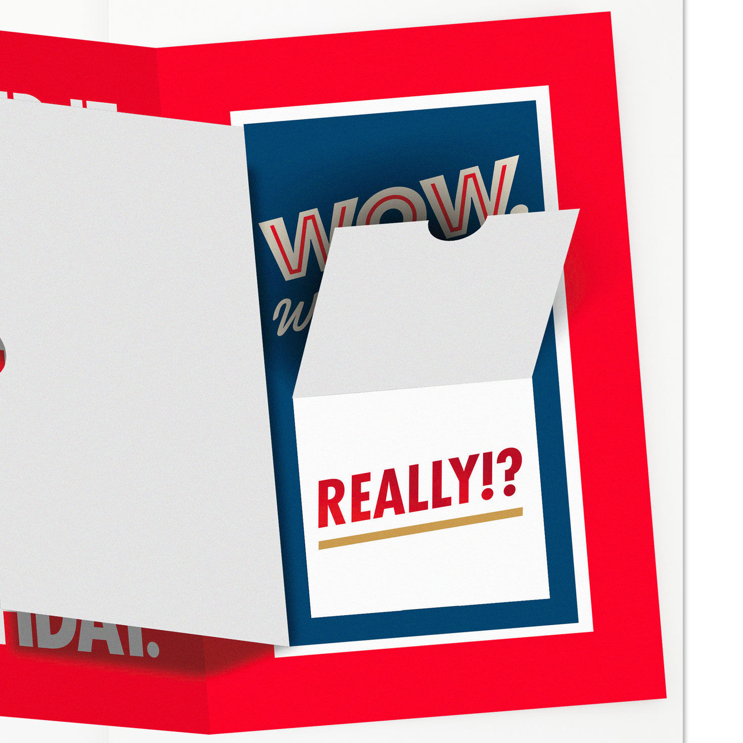 Do Not Look Funny Birthday Card with Mini Cards, , large image number 4