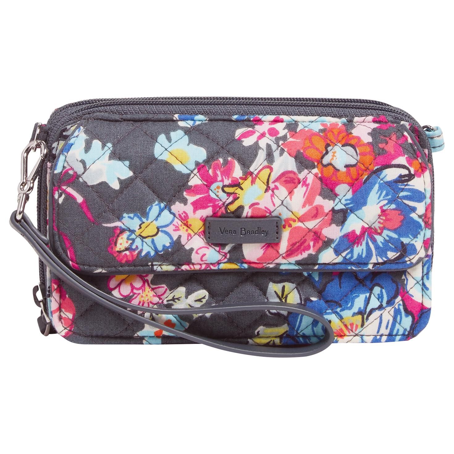 Vera Bradley Iconic Rfid All In One Crossbody Purse Pretty Posies