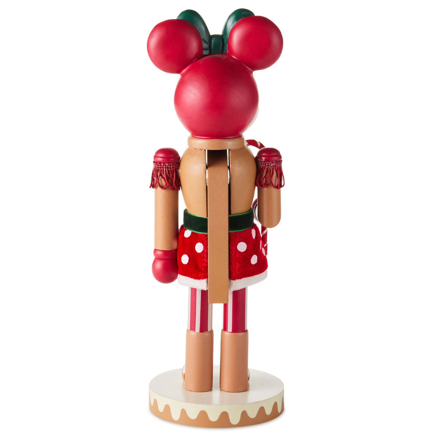 Disney Minnie Mouse Gingerbread Nutcracker Figurine Back image number 2