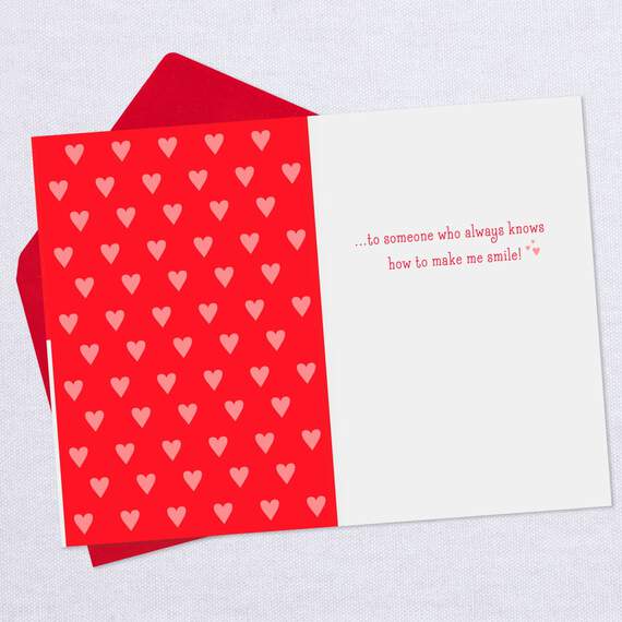 You Make Me Smile Valentine's Day Card, , large image number 3