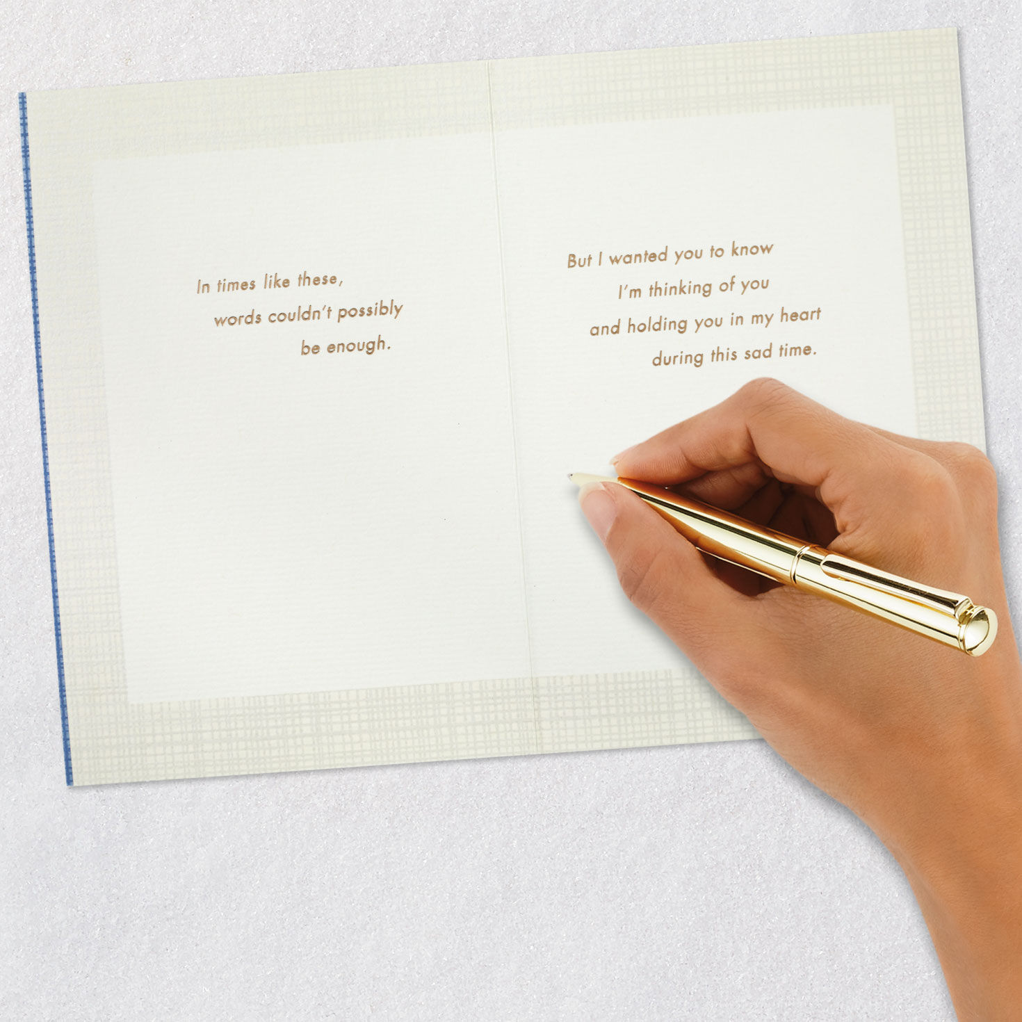 Holding You in My Heart Sympathy Card, , large image number 7