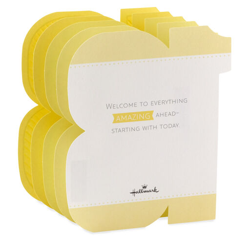 Welcome to Amazing 3D Pop-Up 18th Birthday Card, 