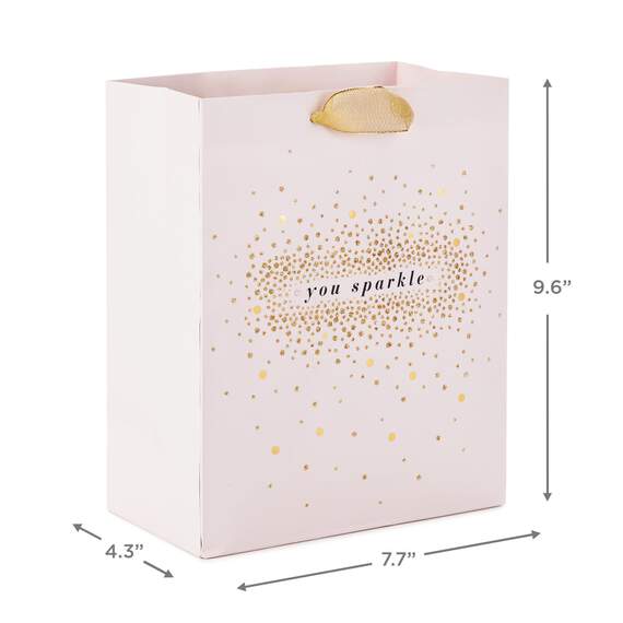 9.6" You Sparkle Gift Bag, , large image number 3