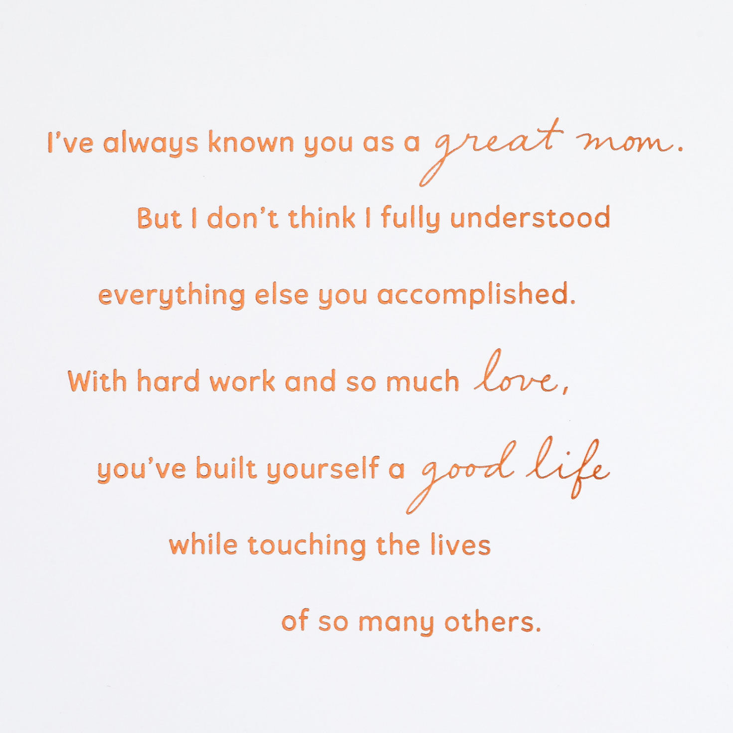 One Strong Woman Birthday Card for Mom, , large image number 2