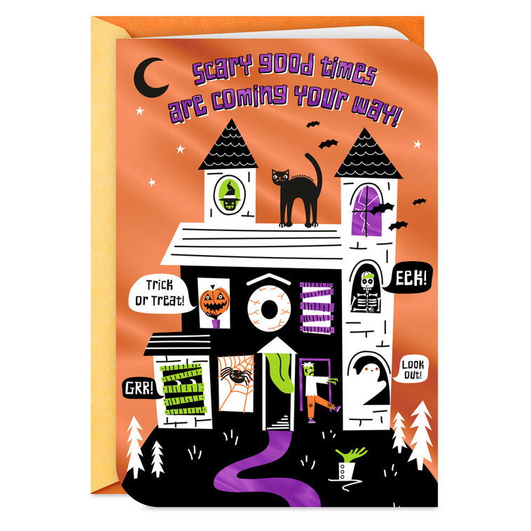 Scary Good Times Halloween Card for Kids