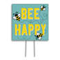 My Word! Bee Happy Garden Sign, 4x4, , large image number 1