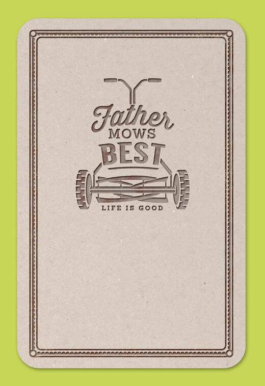 Life is Good® Father Mows Best Father's Day Card, , large image number 1