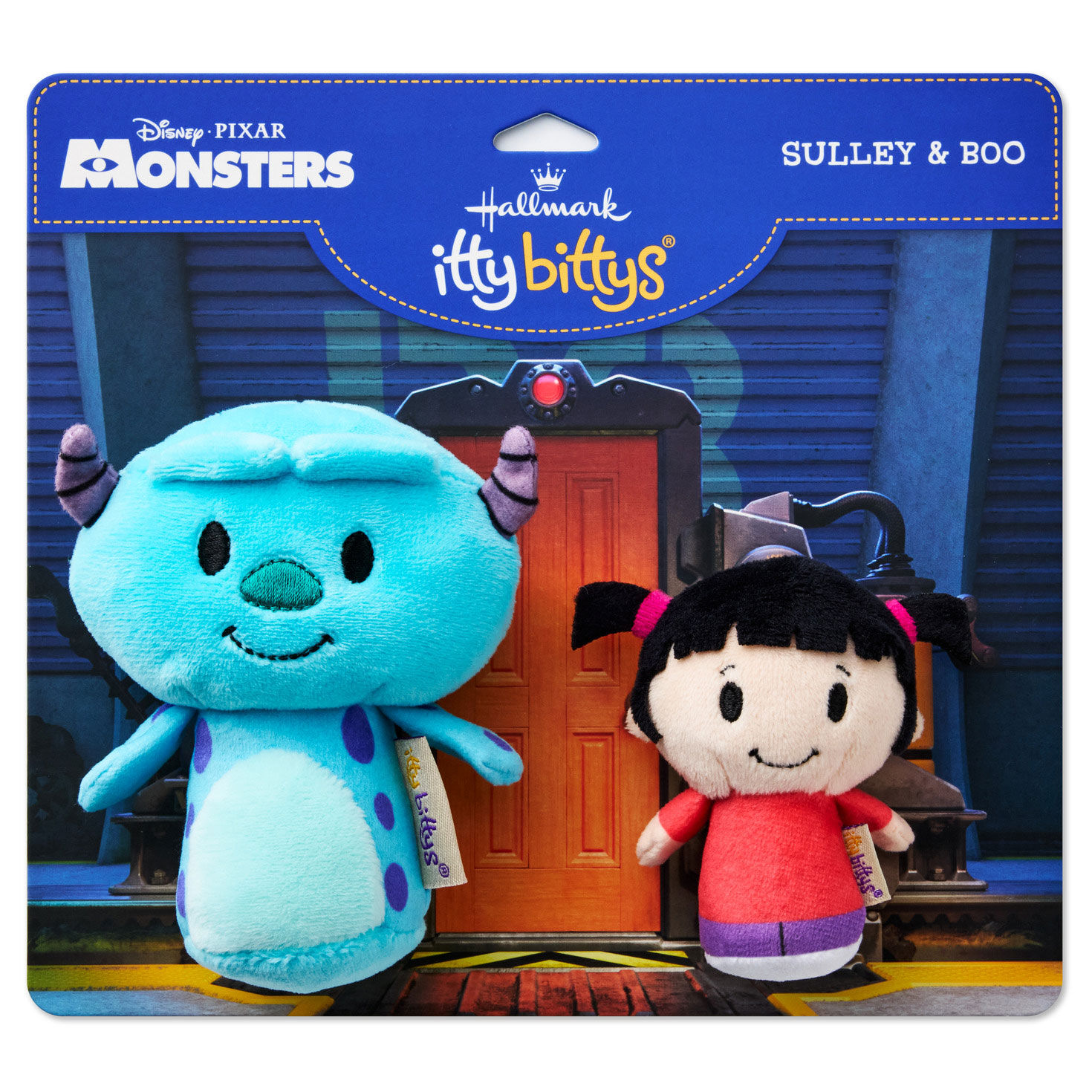 Monsters, Inc. Sulley and Boo Plush itty bittys Set package front image number 5