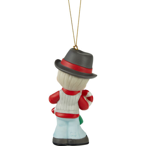 Precious Moments Sweet Christmas Wishes Boy 2023 Ornament, 3.7", 