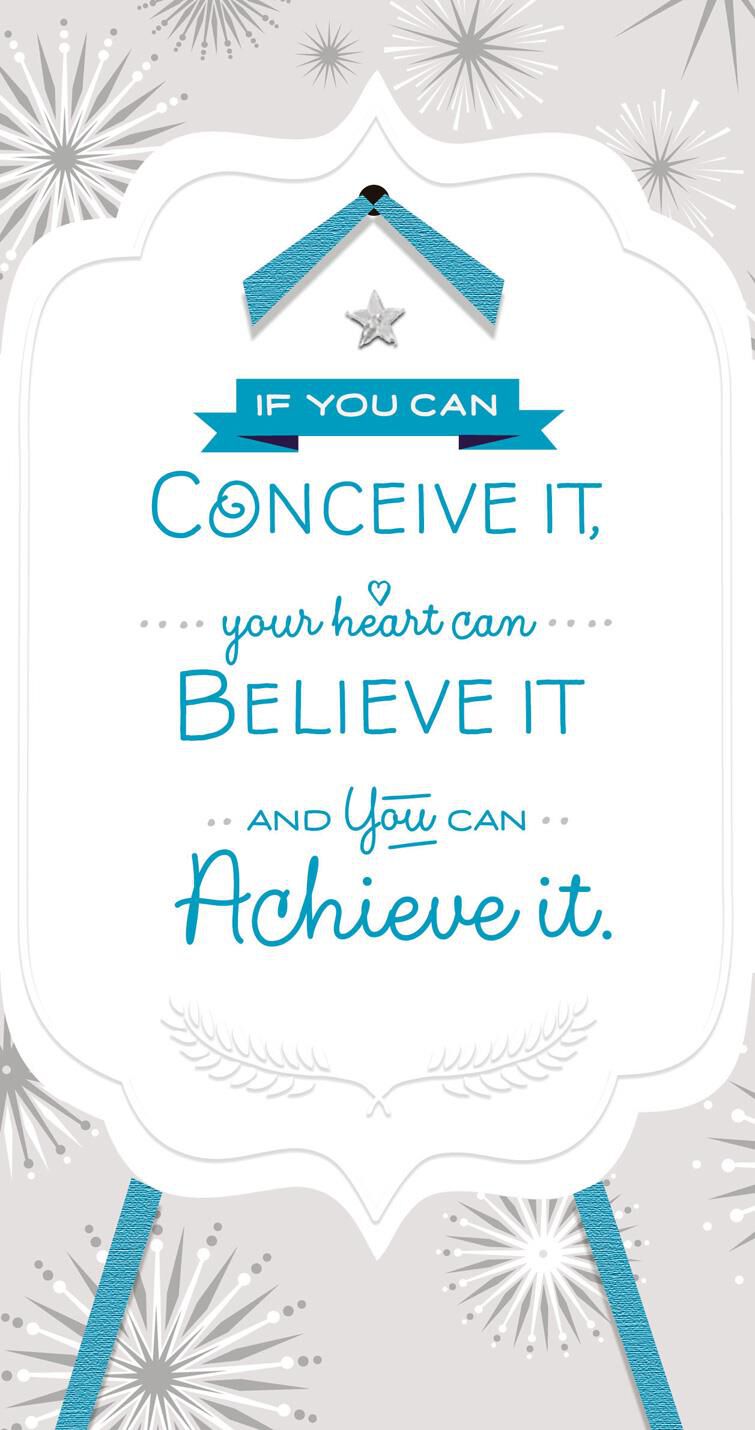 You Can Achieve It Graduation Card