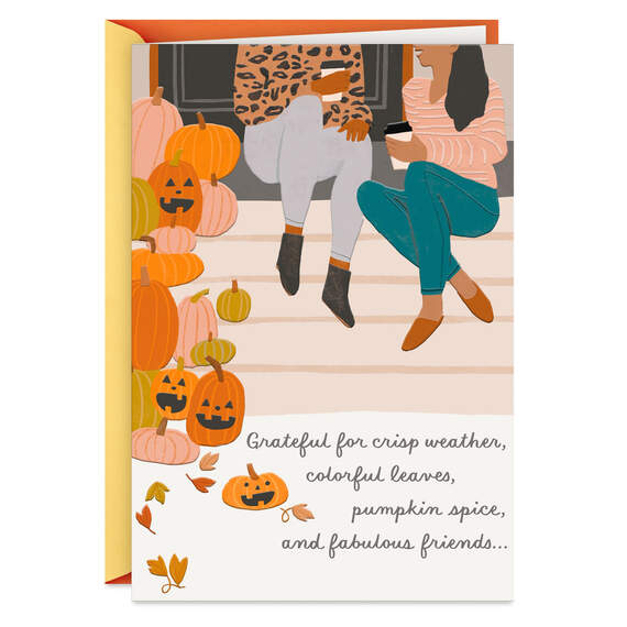 Grateful for Friends Like You Halloween Card, , large image number 1