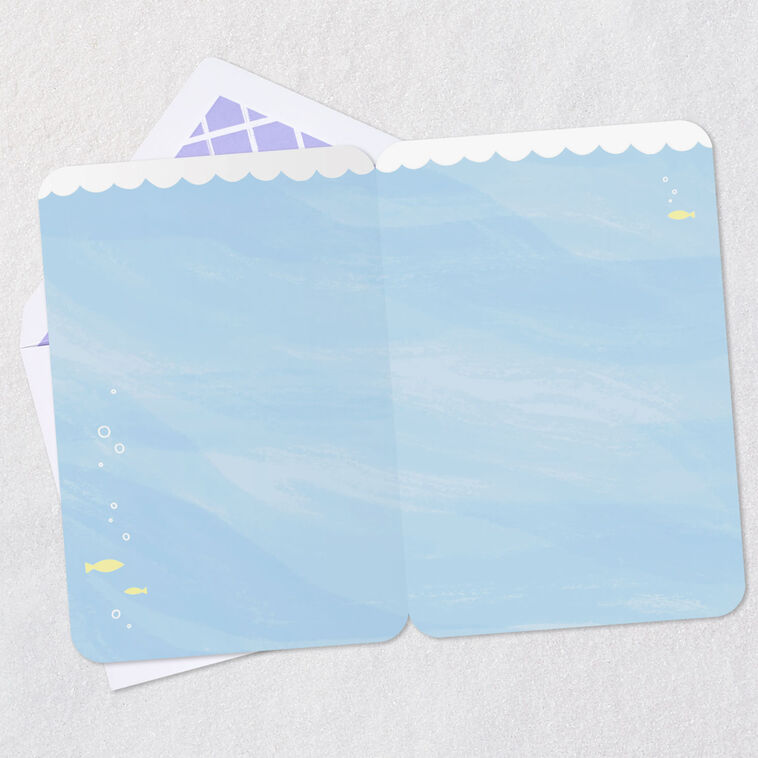 High-Five Octopus Blank Congratulations Card Open card with envelope image number 2