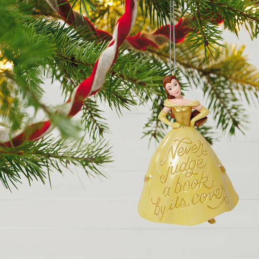 Disney Beauty and the Beast Book Lover Belle Ornament, 