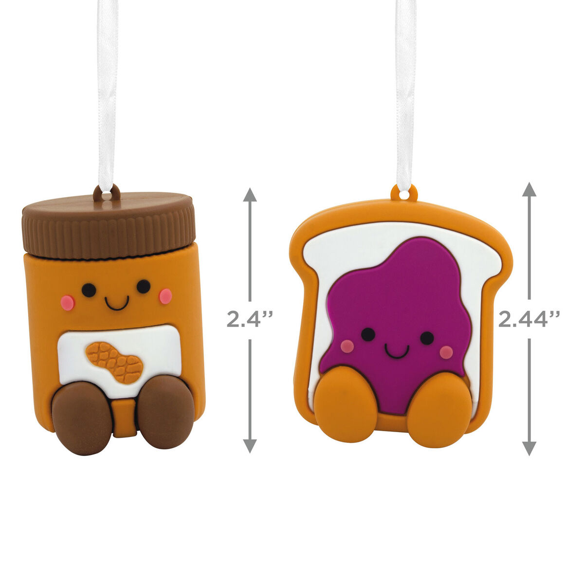 Better Together Peanut Butter & Jelly Hallmark Ornaments, Set