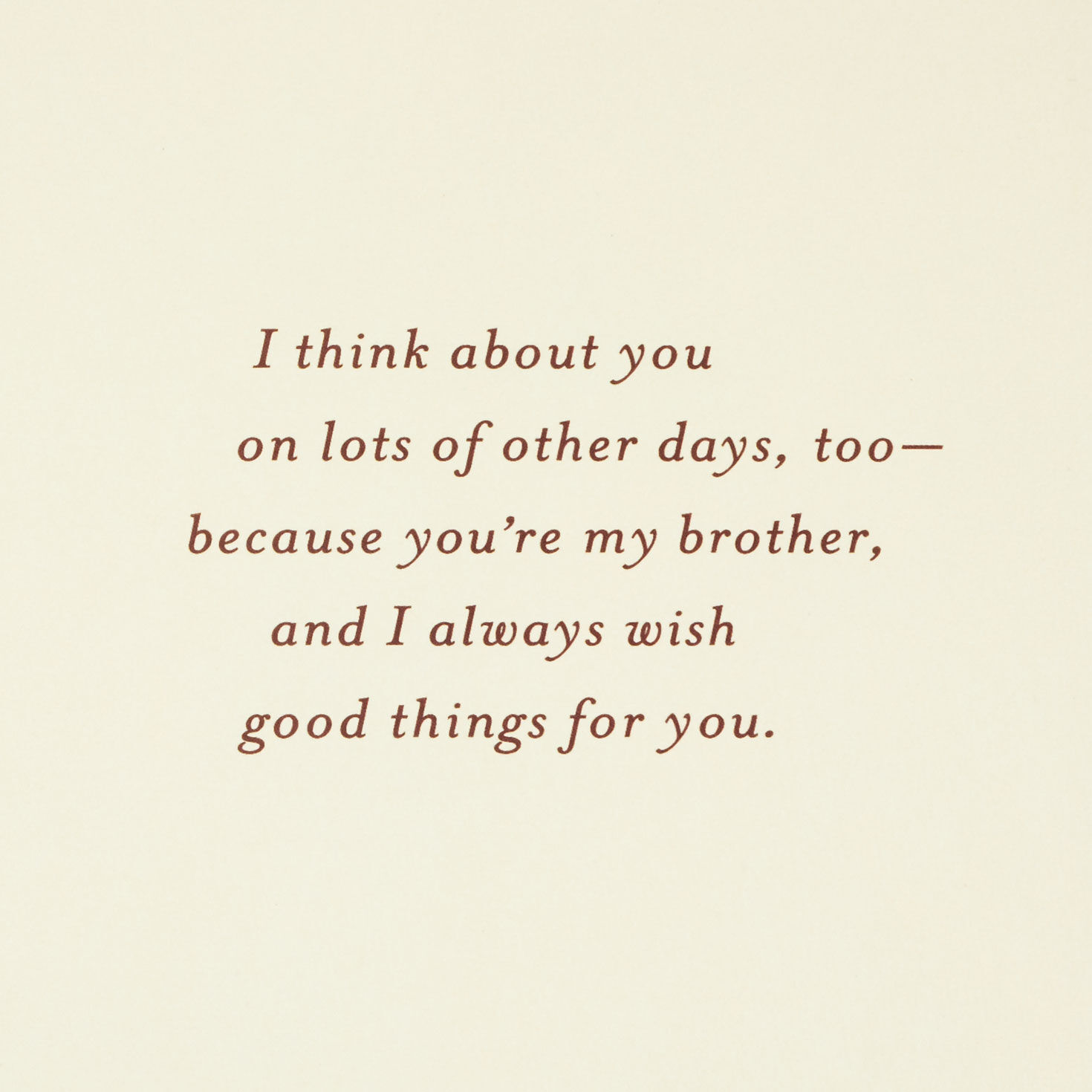 Wishing Good Things for You Birthday Card for Brother, , large image number 3