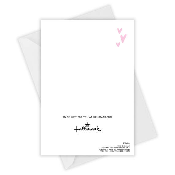 Pink Heart Folded Mother's Day Photo Card, , large image number 5