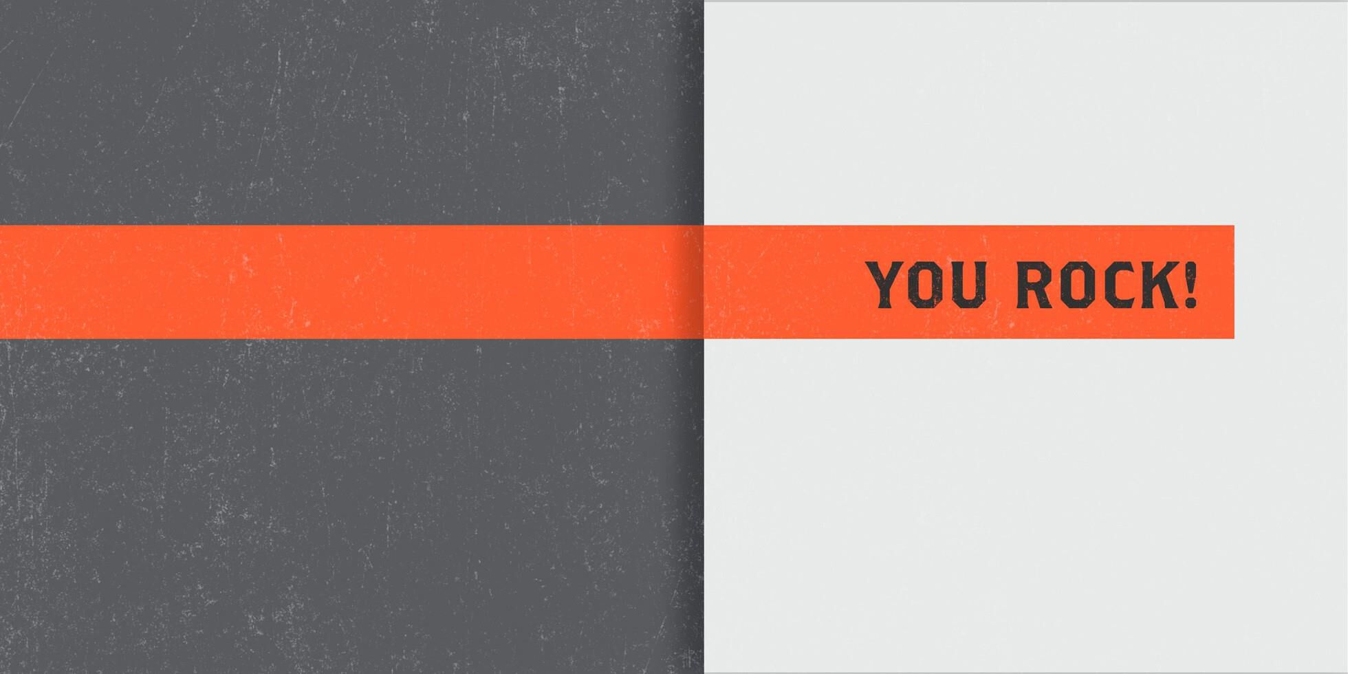 You Rock Musical Thank-You Card