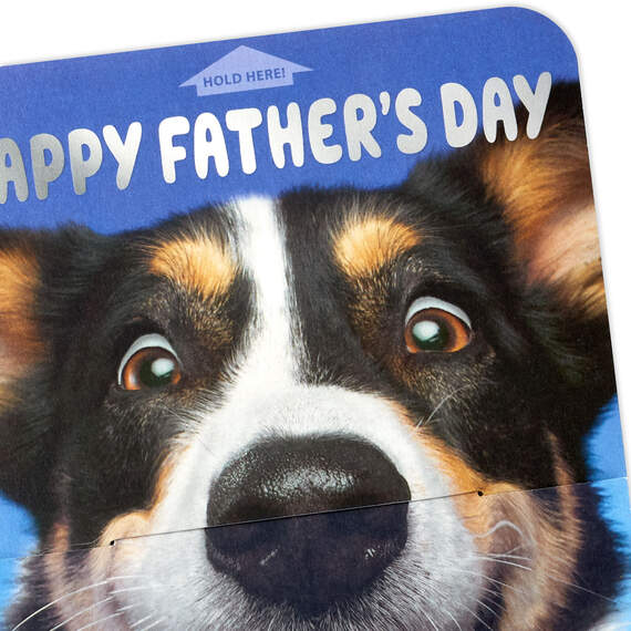 Begging Dog Funny Father's Day Card With Sound, , large image number 4