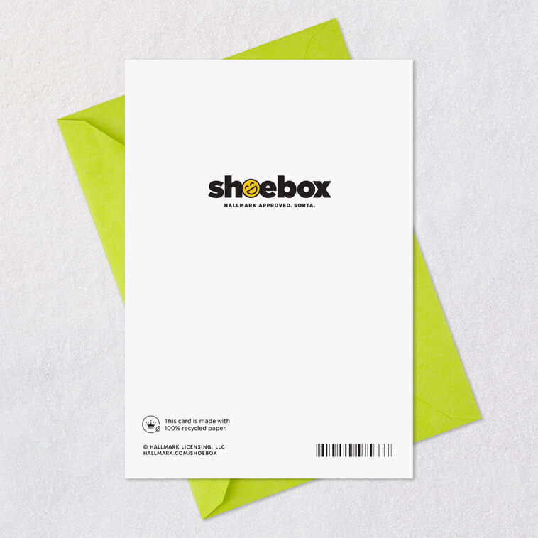 Multicolor Lettering Funny Congratulations Card Card Back with Envelope image number 7