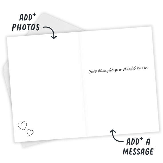 Heart-Shaped Frames Folded Love Photo Card, , large image number 4