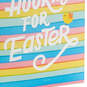 15.5" Chicks and Colorful Stripes XL Easter Gift Bag With Tissue Paper, , large image number 5