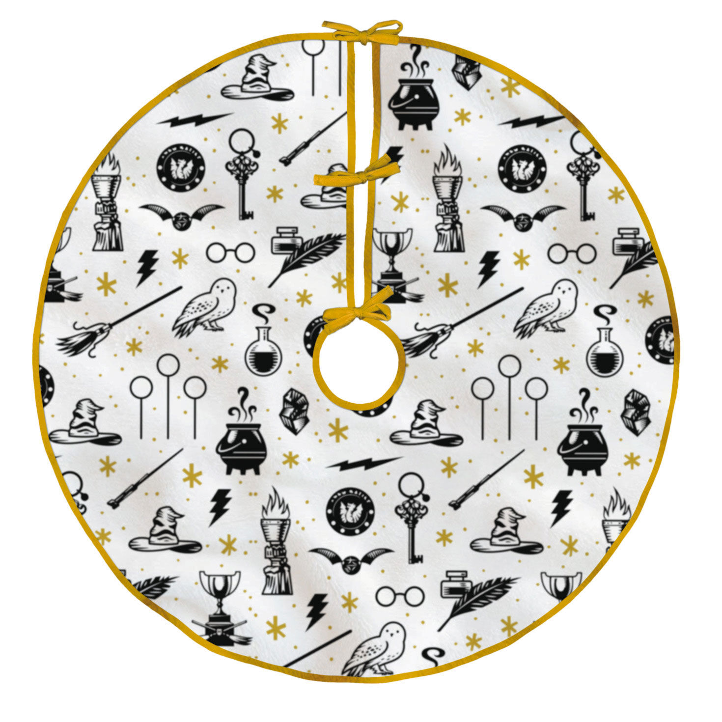 Harry Potter™ Fabric Hallmark Tree Skirt, 48" for only USD 22.99 | Hallmark