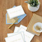 Gold Foil on White Blank Thank You Note Cards Pack  image number 6