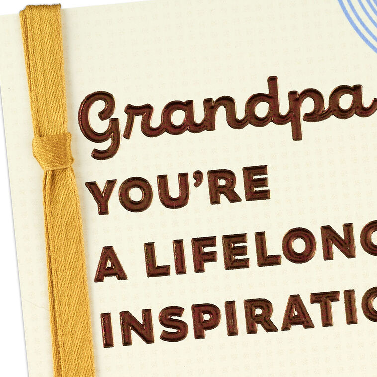 Concentric Arches Father's Day Card for Grandpa Card Front Detail image number 5