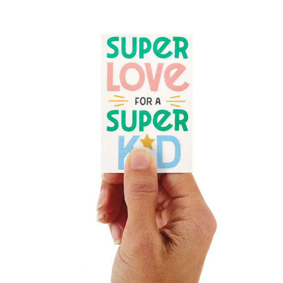 3.25" Mini Little World Changers™ Super Love for a Super Kid Card, , large image number 1