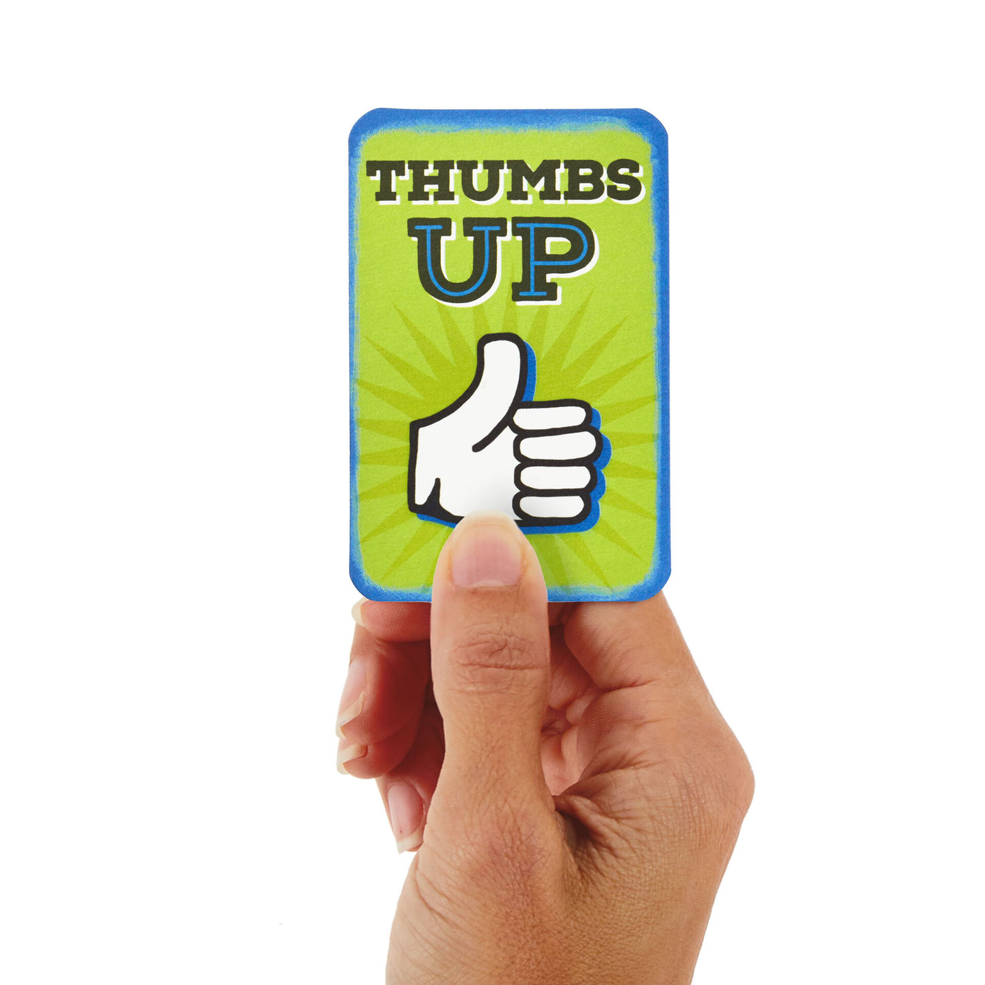 3.25" Mini Thumbs Up Pop Up Congratulations Card
