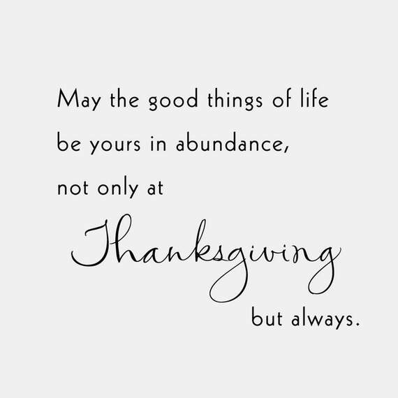 Good Things in Abundance Thanksgiving Card, , large image number 2