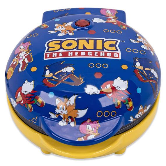 Uncanny Brands Sonic the Hedgehog Mini Waffle Maker, , large image number 1