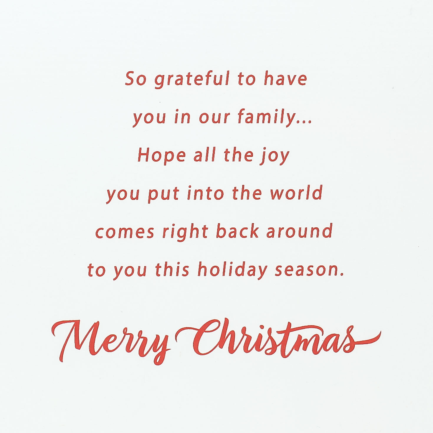Holiday Wreath Christmas Card for Sister-in-Law Sentiment image number 2