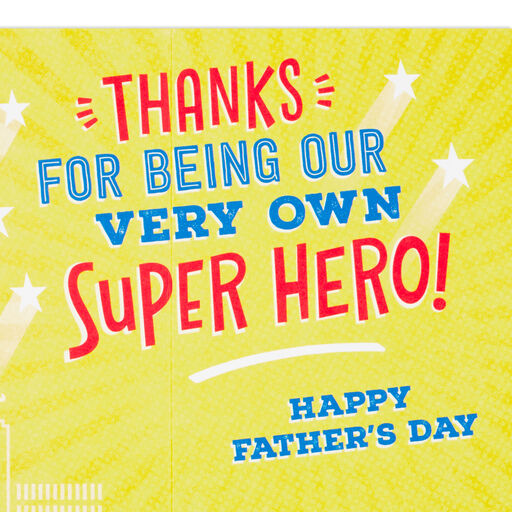 DC™ Superman™ Cape Father's Day Card for Papa, 