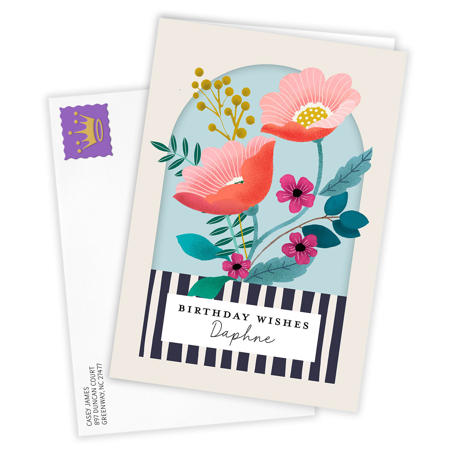 Enjoy Every Moment Floral Custom Birthday Card for only USD 4.99 | Hallmark