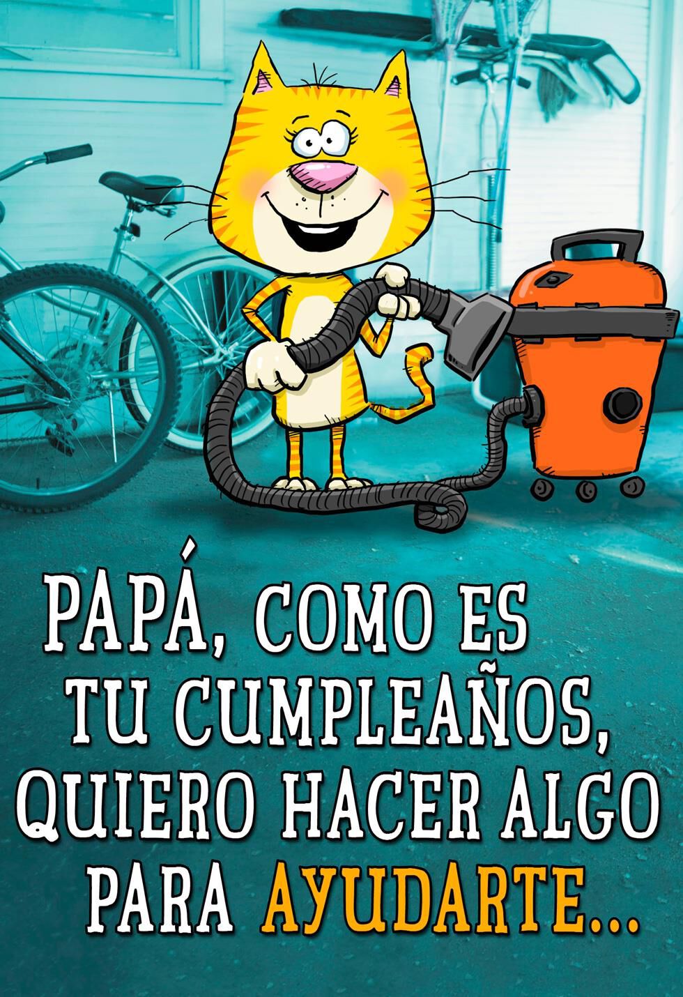 A Helpful Offer Spanish-Language Dad Birthday Card
