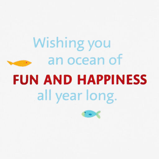 An Ocean of Fun Birthday Card for Great-Grandson, 
