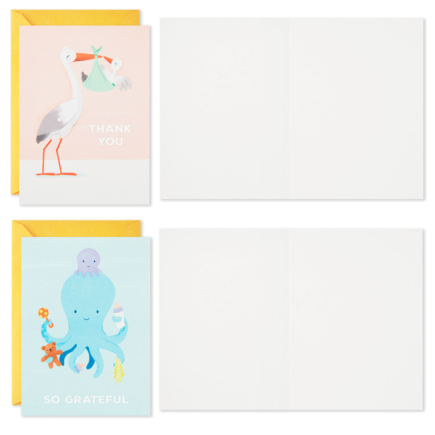 Mom and Baby Animal Assortment Blank Thank-You Notes, Pack of 48, , large image number 5