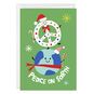 Fun Peace on Earth Custom Holiday Card, , large image number 1