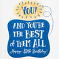 You're the Best of All Funny 80th Birthday Card, , large image number 3