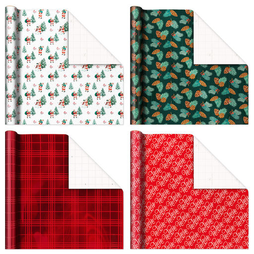 Time for Santa Christmas Wrapping Paper Set, 