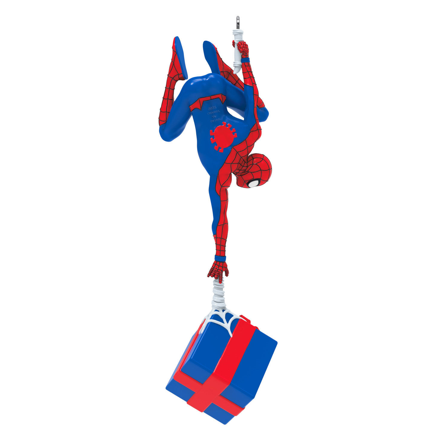 Spider-Man Dangling Present Keepsake Ornament Back image number 6