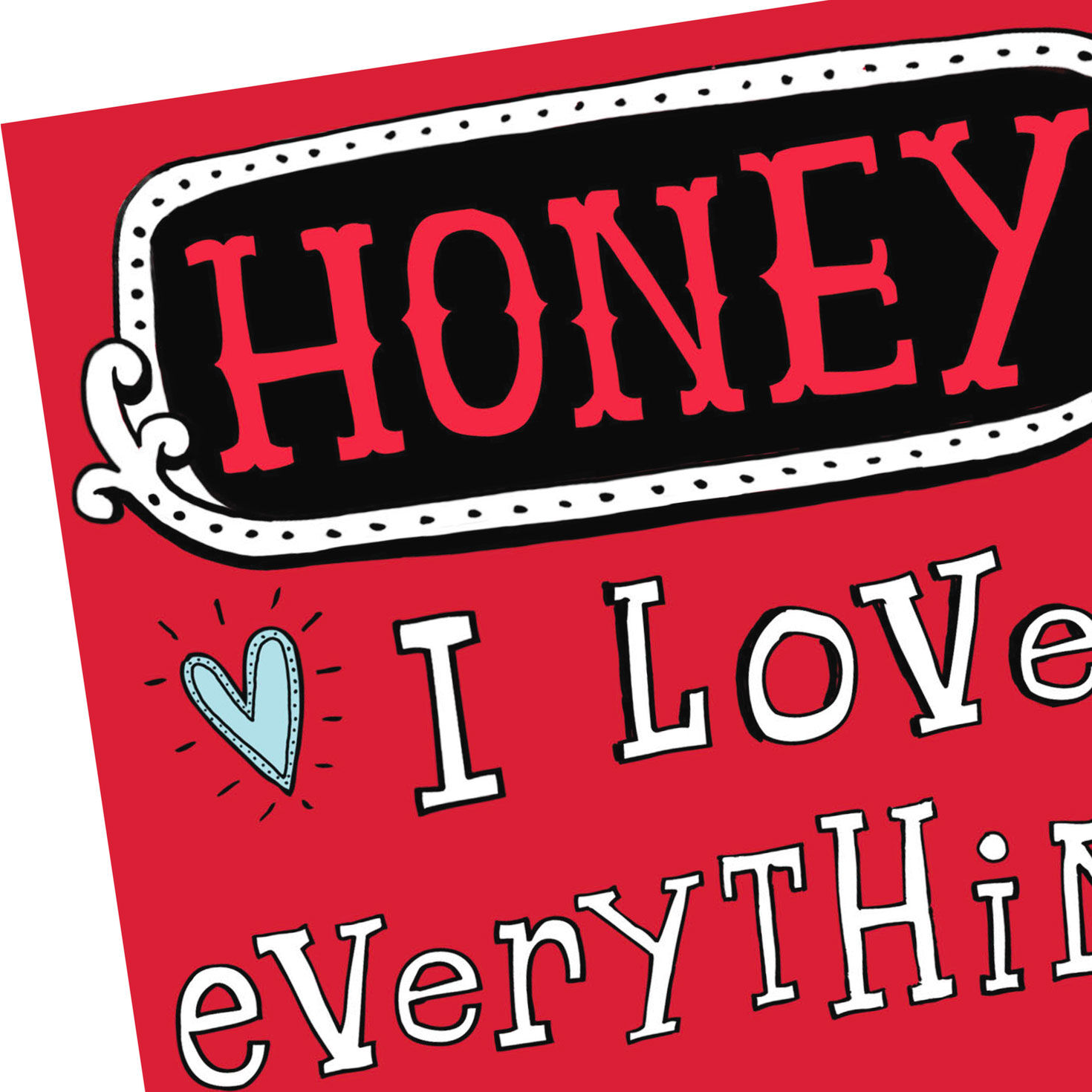 Hearts and Arrows Red Romantic Valentines Day Card Card Front Detail image number 4