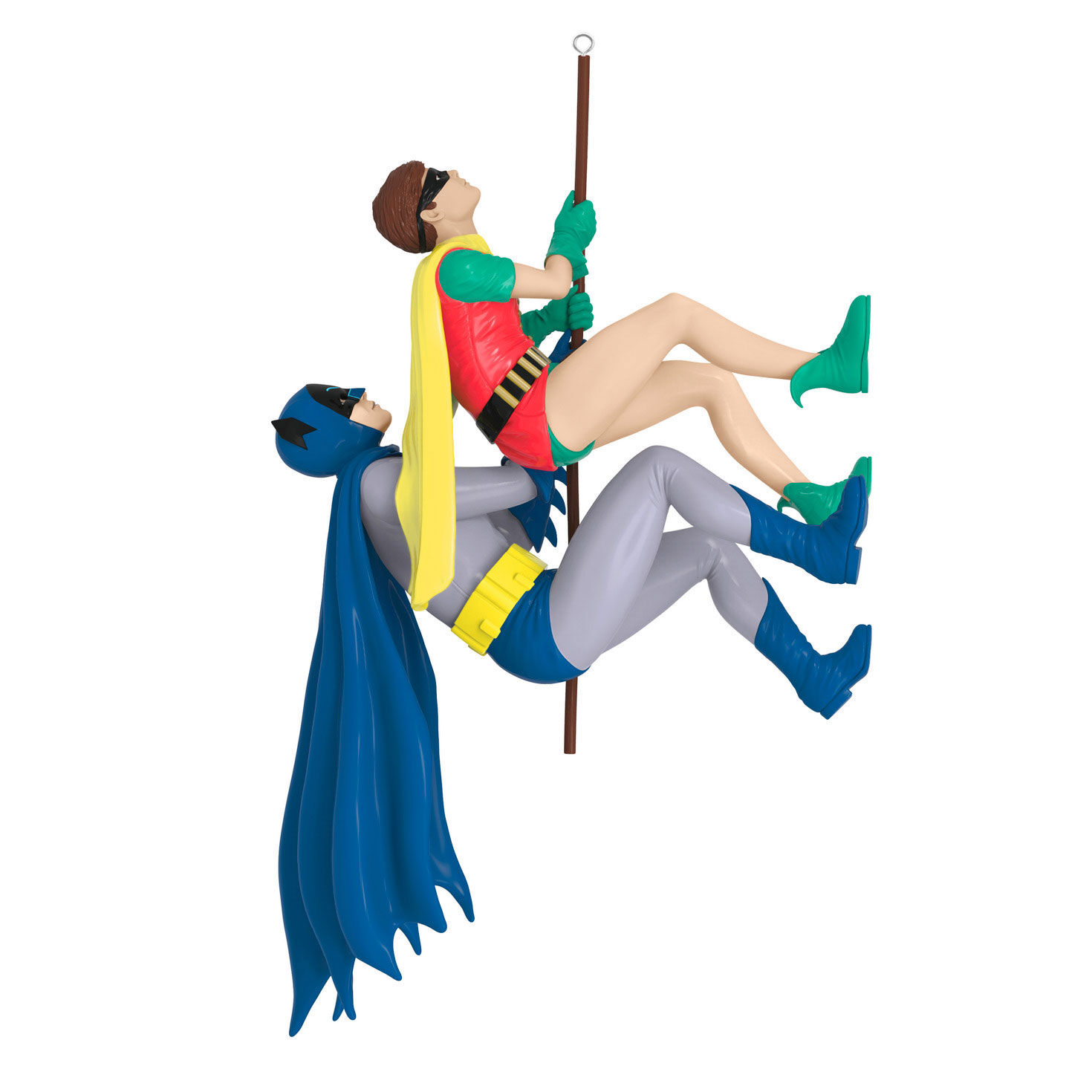 Batman and Robin on Rope Keepsake Ornament Back image number 6