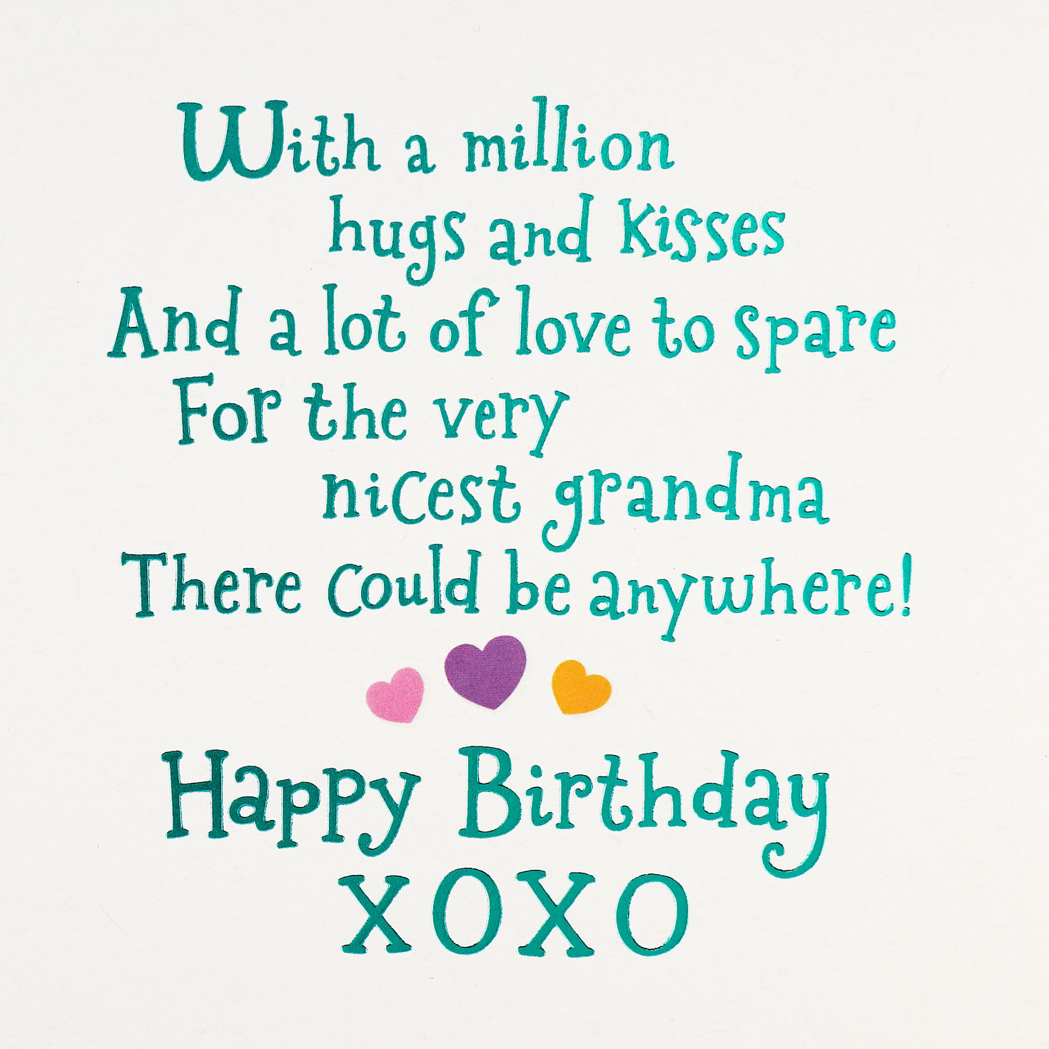 Hugs and Kisses Birthday Card for Grandma for only USD 4.99 | Hallmark