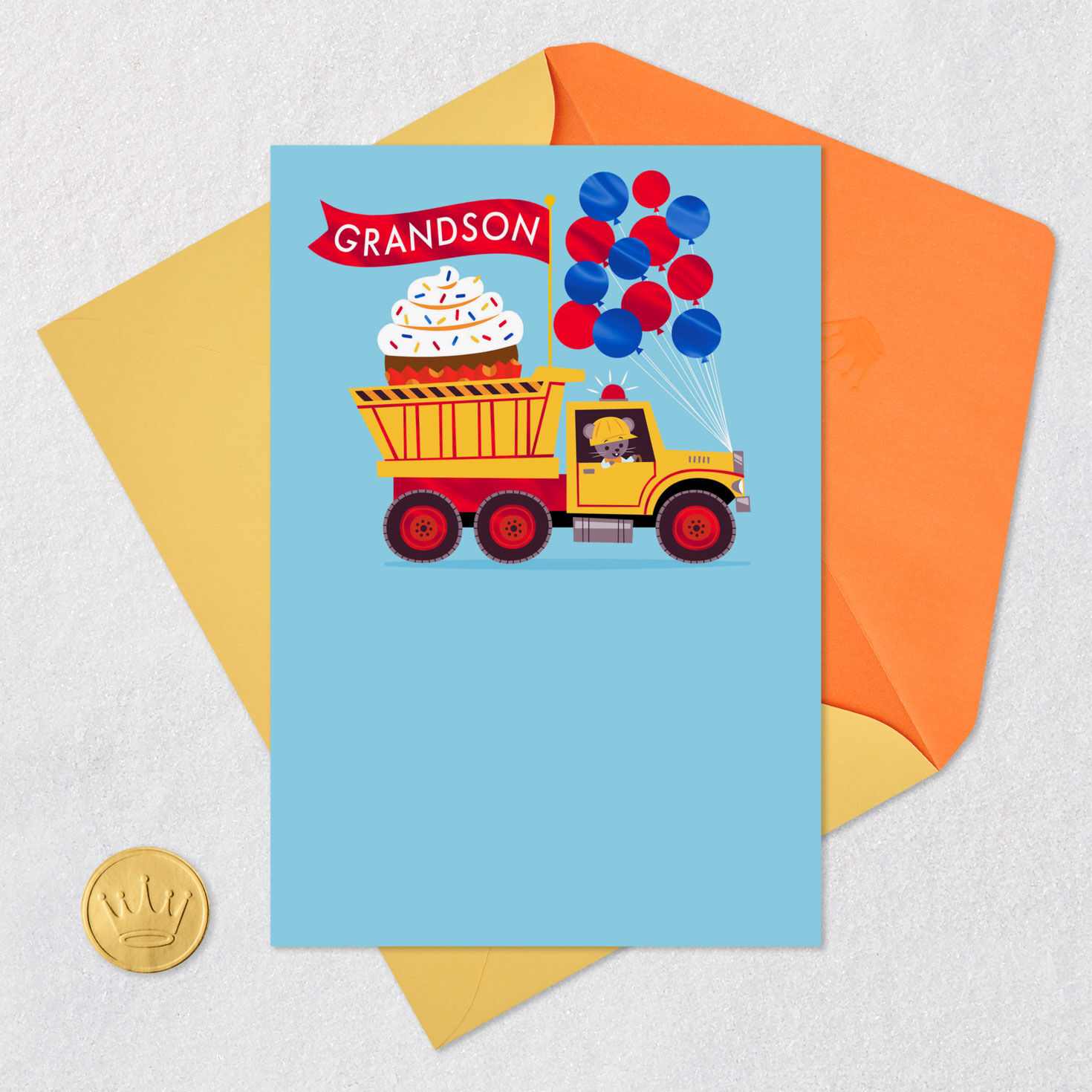 Truckload of Love Birthday Card for Grandson, , large image number 5