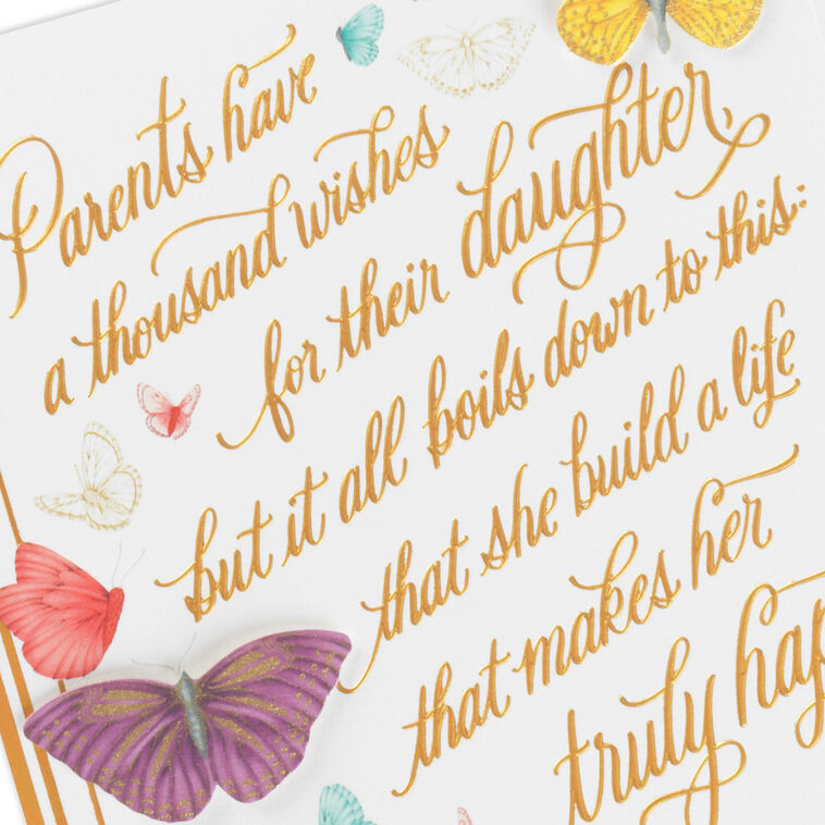 A Life That Makes You Truly Happy Birthday Card for Daughter, , large image number 4