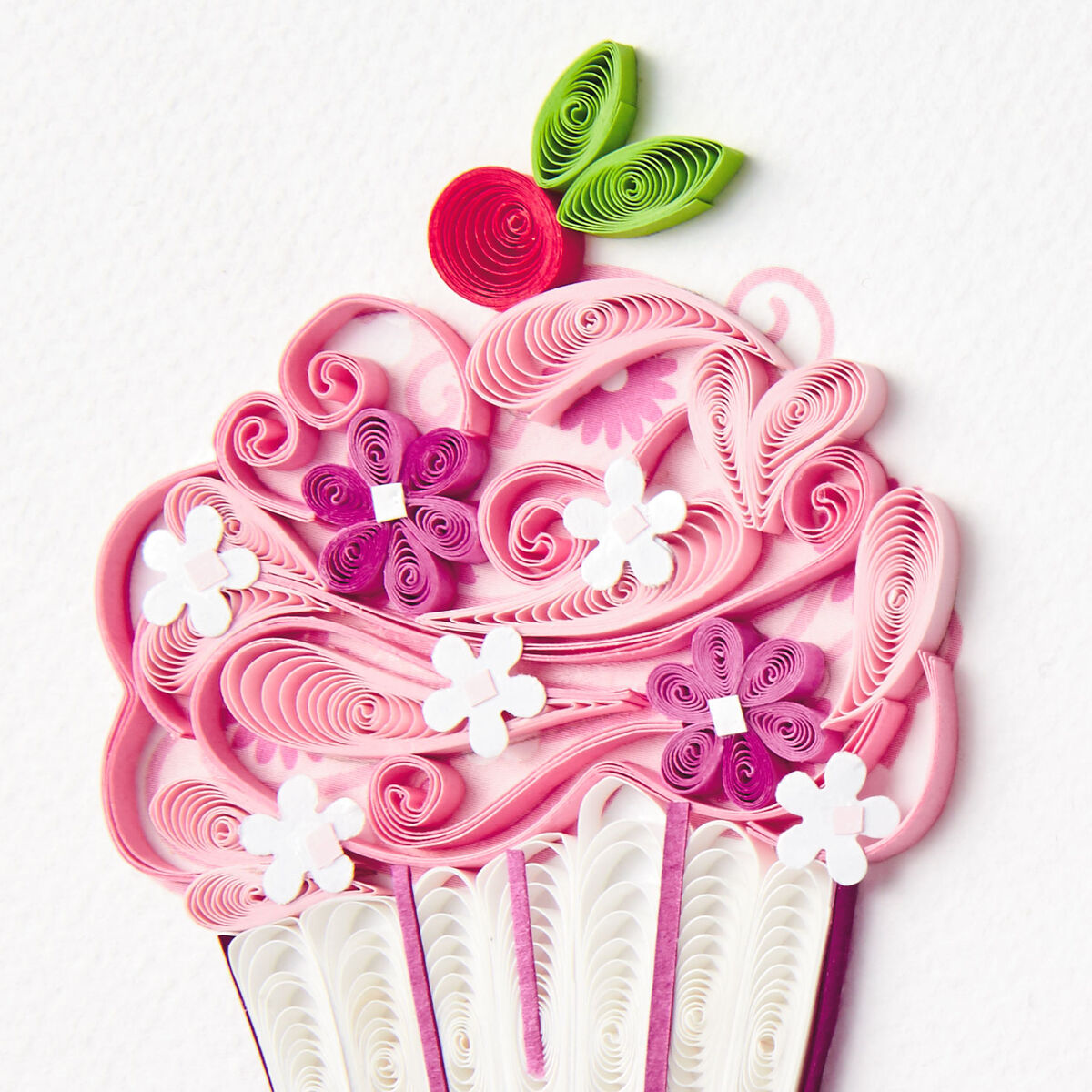 Sweet Cupcake Quilled Paper Birthday Card Greeting Cards Hallmark